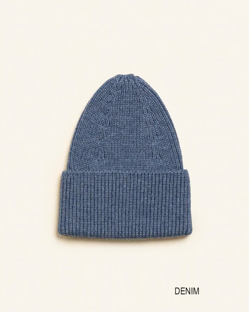 Bonnet Fonzie Kids - 100 % laine mérinos italienne extra fine - HVID