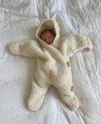 Merino Snugglesuit – Combi-pilote bébé en 100 % laine mérinos – BINIBAMBA
