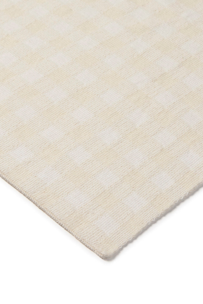 Gebreide deken Vichy Tiles – Toffee, Matcha & Ivory – 100% katoen – Lorena Canals