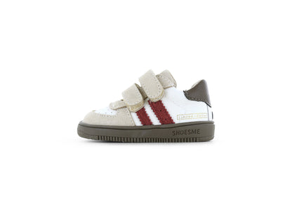 Schweden Babysneaker ExtremeFlex® – Beige/Rot/Schwarz – Shoesme