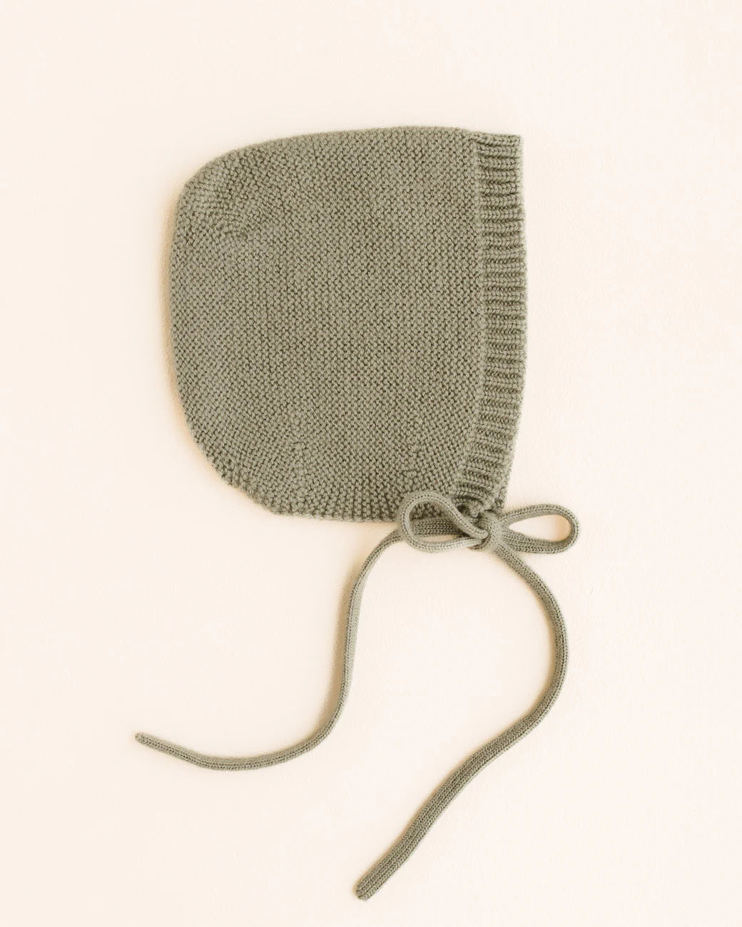 Bonnet Dolly - Baby Strikmutsje - Merinowol - HVID - productfoto - afbeelding 3