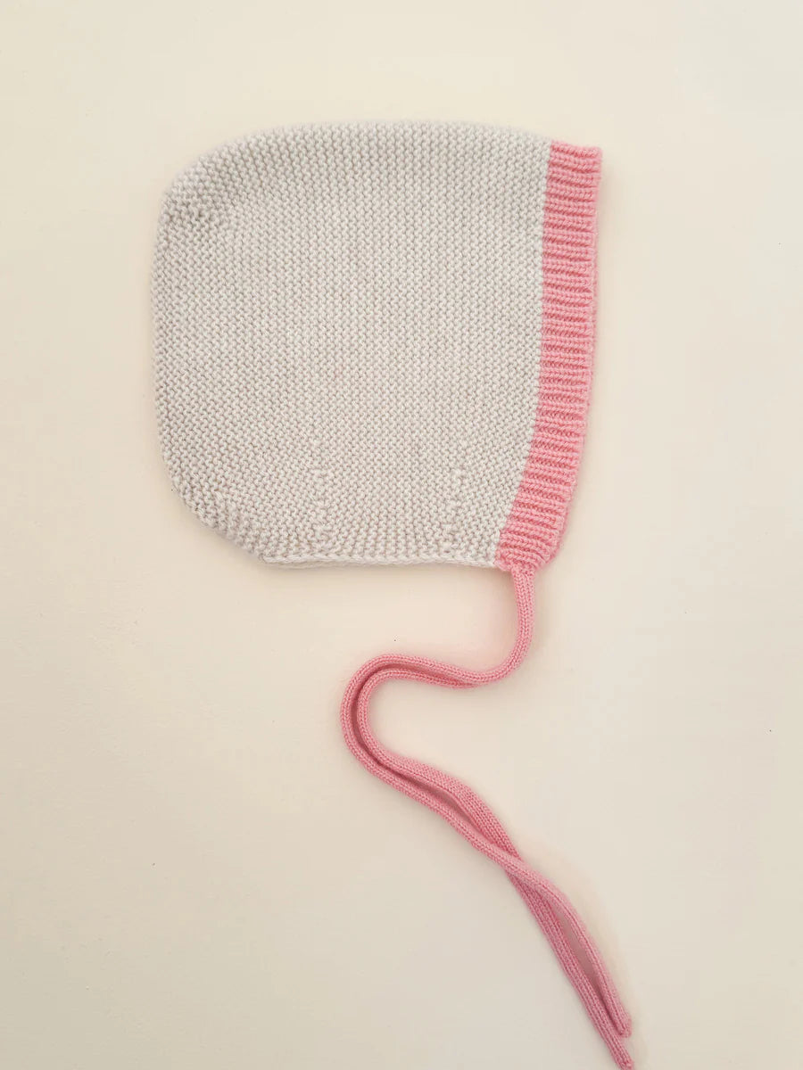 Bonnet Dolly - Babystrickmütze - Merinowolle - HVID