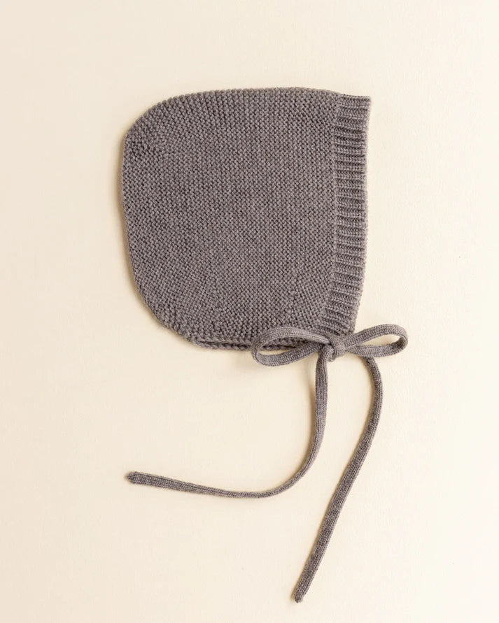 Bonnet Dolly - Babystrickmütze - Merinowolle - HVID