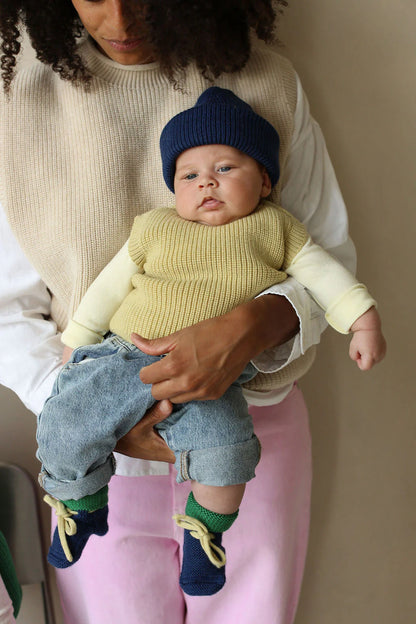 Booties – Babyschuhe – Merinowolle – HVID