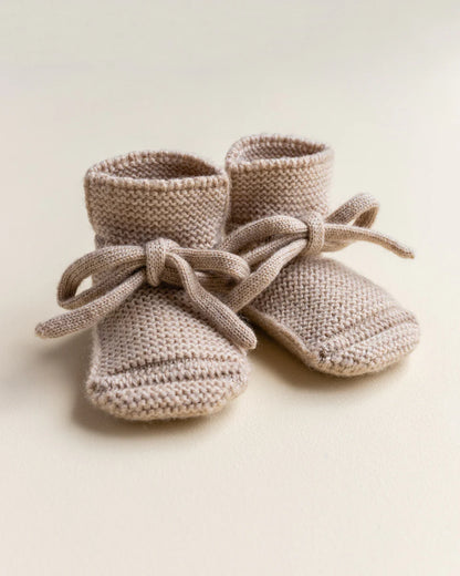 Booties – Babyschuhe – Merinowolle – HVID