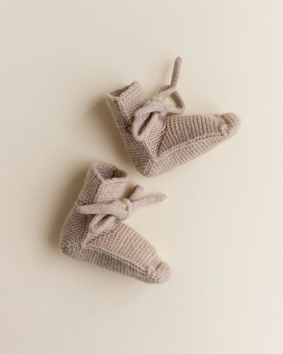 Booties - Baby Slofjes - Merinowol - HVID - productfoto - afbeelding 13