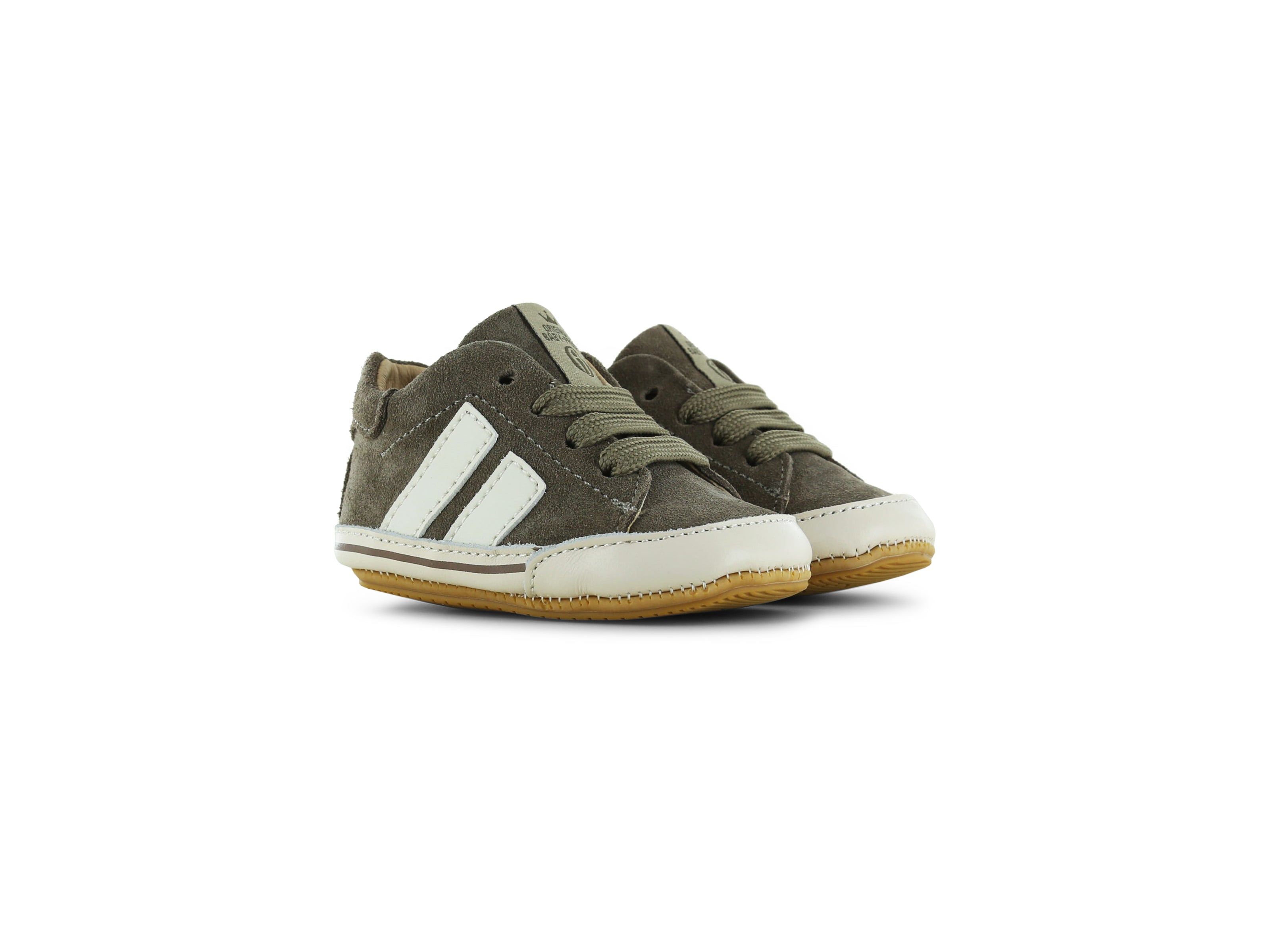BABY-PROOF® eerste loopschoentjes Navy / Taupe – Suède & leer – Shoesme