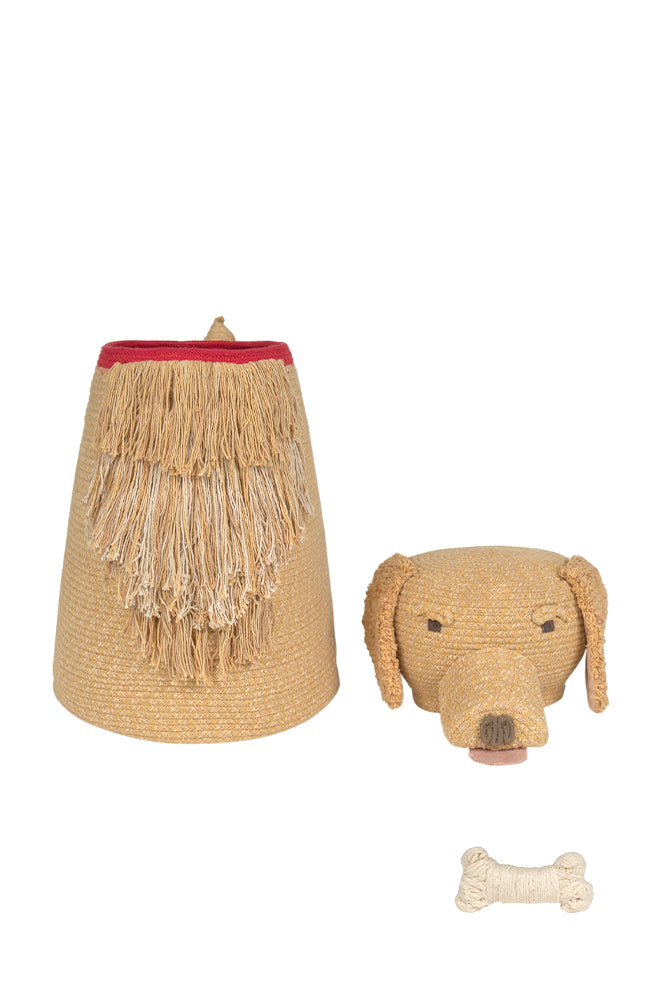 Opbergmand Luna Golden Retriever – 40 × 30 × 55 cm – Lorena Canals