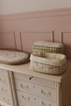 Quilted Basket - Gewatteerde opbergmand - Matcha & Rose - 30 × 20 × 20 cm - Lorena Canals - productfoto - afbeelding 7