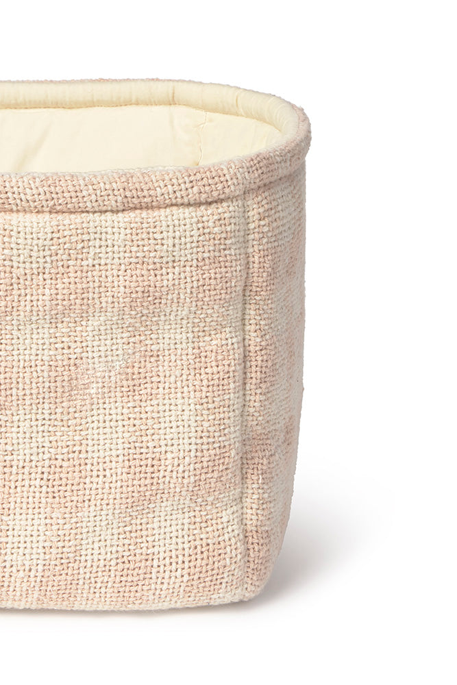 Quilted Basket - Gewatteerde opbergmand - Matcha & Rose - 30 × 20 × 20 cm - Lorena Canals - productfoto - afbeelding 5