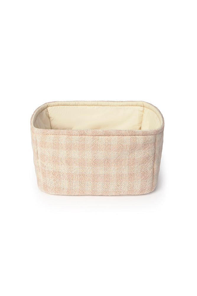 Quilted Basket - Gewatteerde opbergmand - Matcha & Rose - 30 × 20 × 20 cm - Lorena Canals - productfoto - afbeelding 6