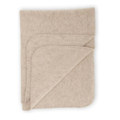 Baby Blanket Wool Fleece - Baby blanket with blanket stitch - Engel Natur