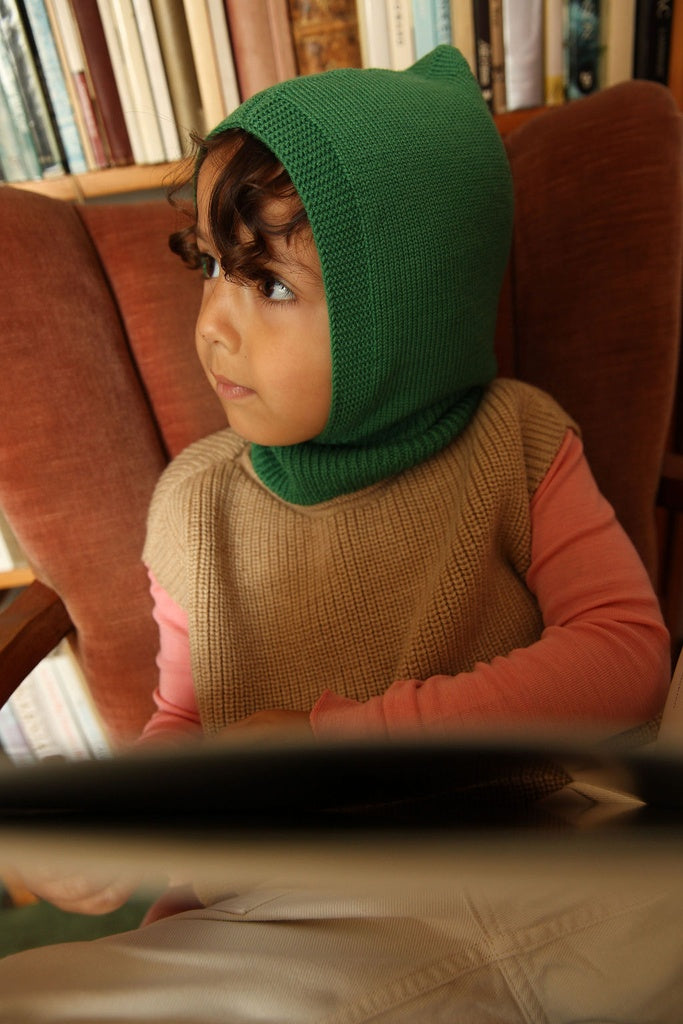 Balaclava Eddy - 100% extra fine Italian merino wool - HVID