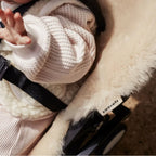 Merino-Woll-Kinderwageneinlage Snuggler® - Peanut - BINIBAMBA