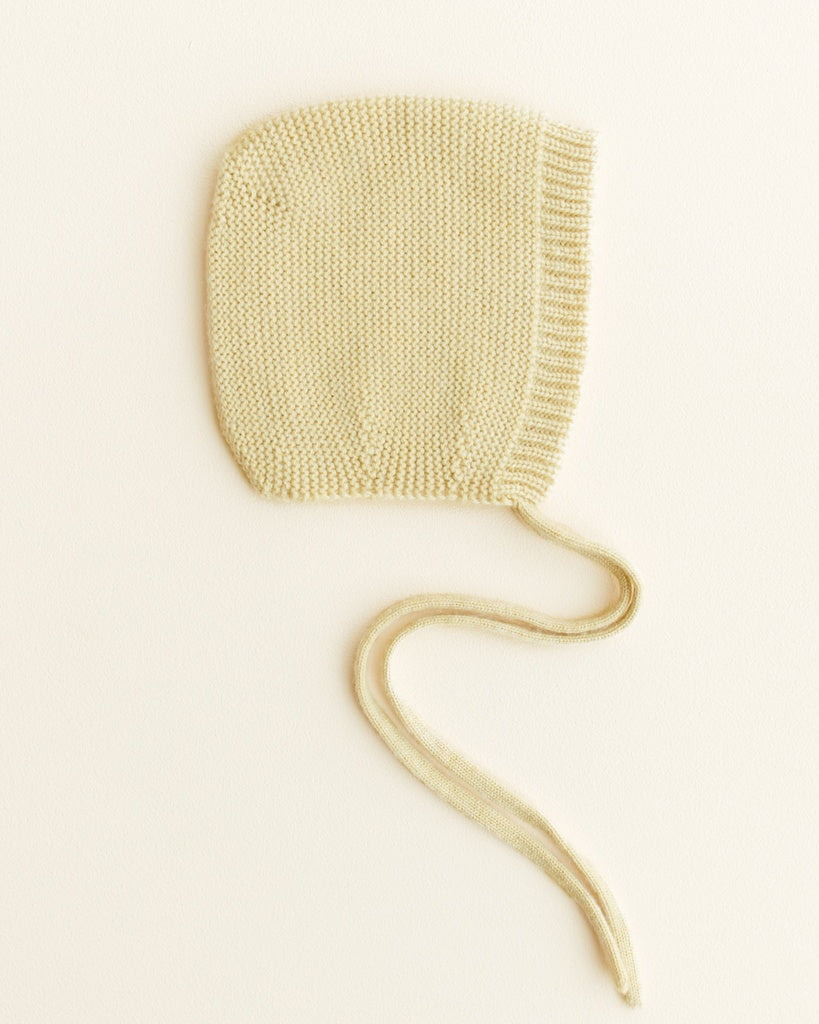 Bonnet Dolly - Baby Knitted Hat - Merino wool - HVID