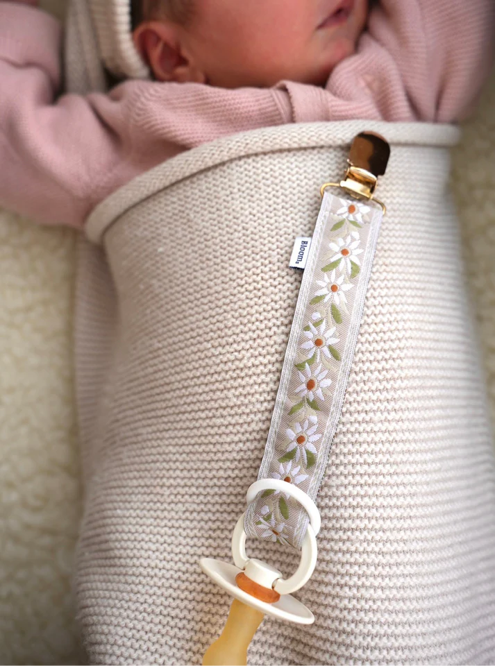 Pacifier Clip Nice - Handmade - Baby Bloom Clips