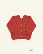 Gebreid vest Inga - Seamless cardigan – Merinowol – HVID