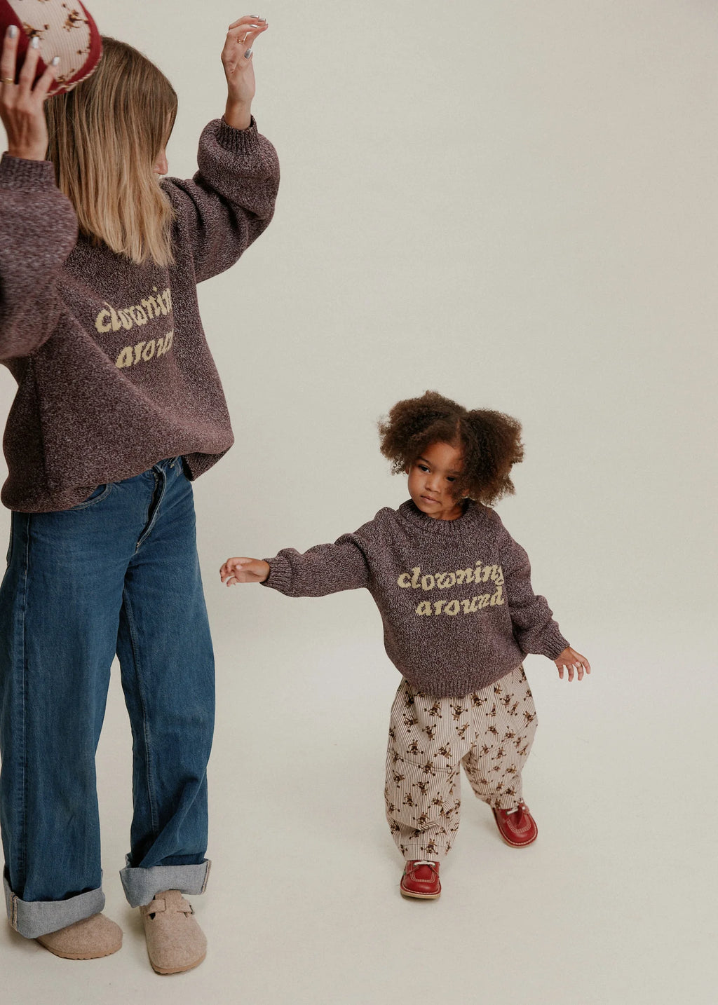 Lori Clowning Around – Knitted Sweater – 100% Organic Cotton – Claude & Co