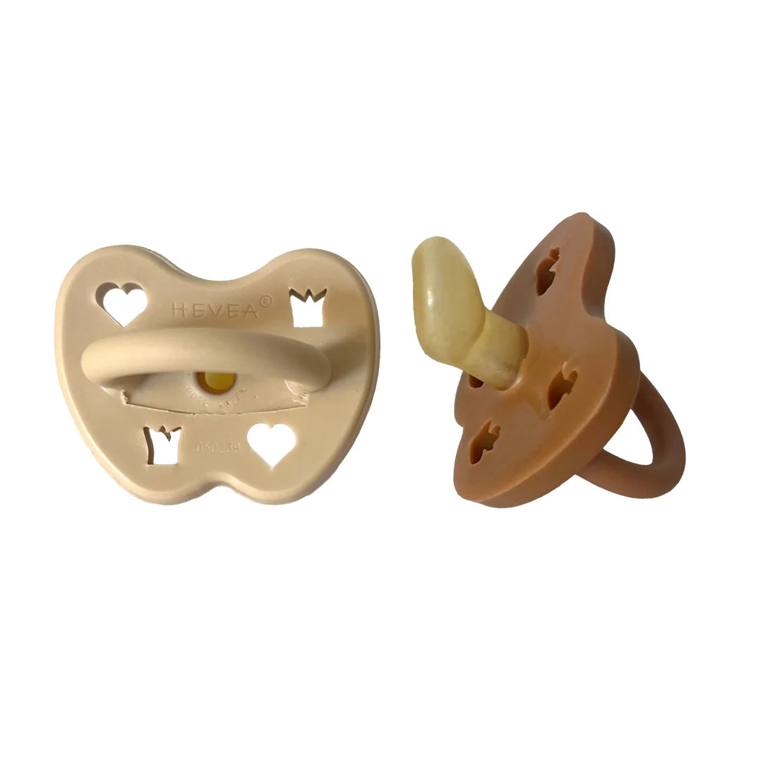 Schnuller - Naturkautschuk - 3-36 Monate - 2er-Pack - kiefergerecht - Hevea
