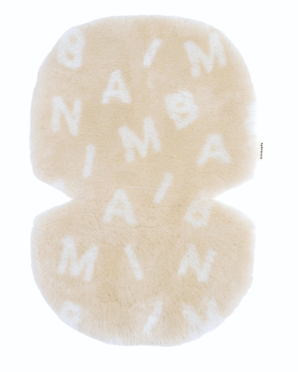 Merinowoll-Kinderwagenauflage Snuggler® - Alphabet - BINIBAMBA