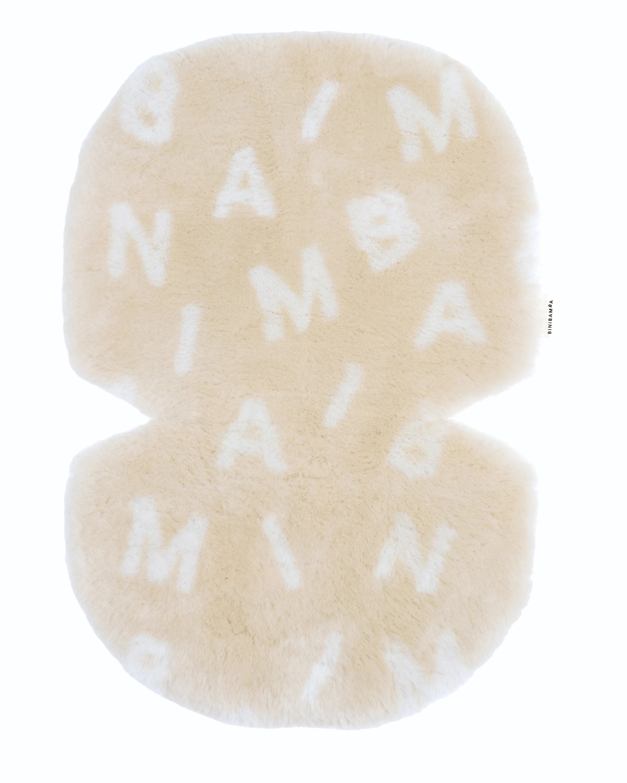 Merinowoll-Kinderwagenauflage Snuggler® - Alphabet - BINIBAMBA