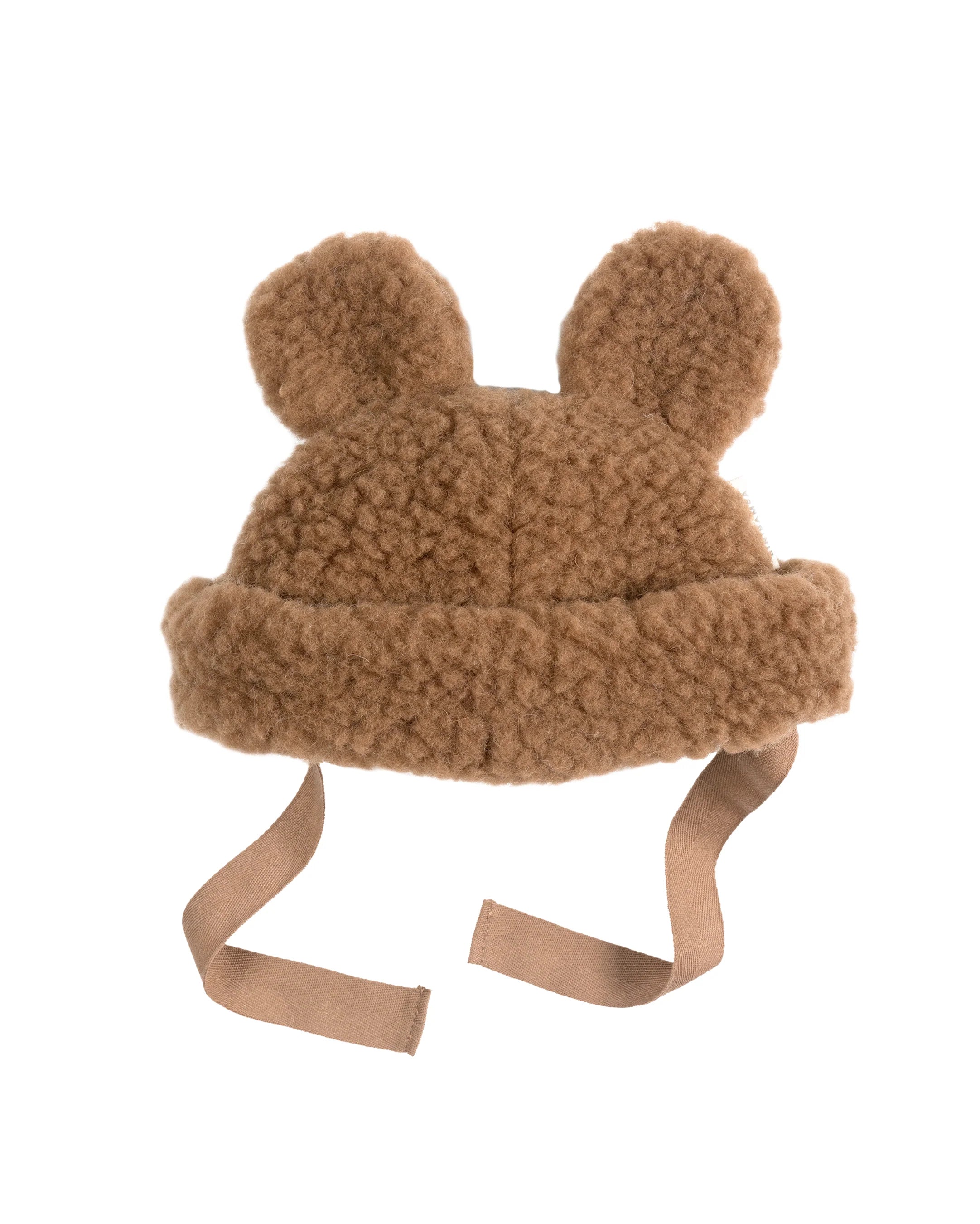 Merino Wool Baby Beanie Teddy Hat - Bruno - BINIBAMBA