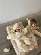 Merino Snugglesuit – Combi-pilote bébé en 100 % laine mérinos – BINIBAMBA