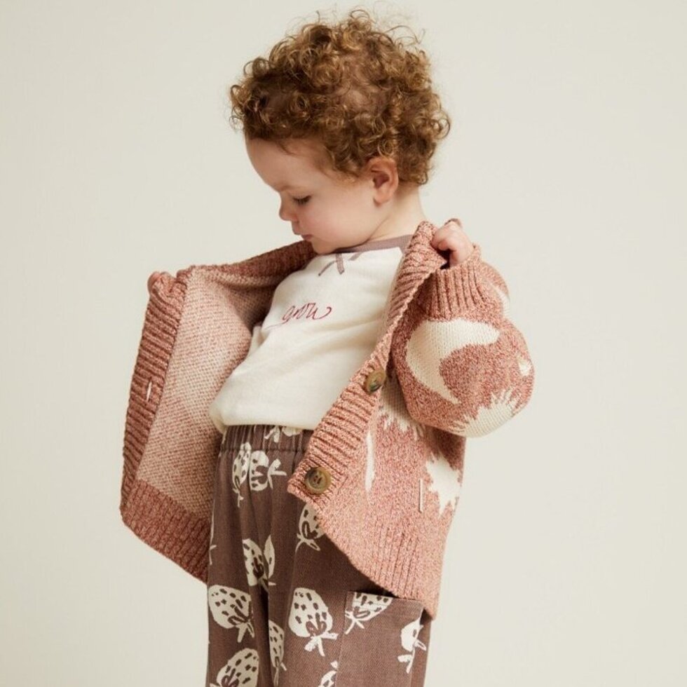Moon Star Cardigan Russet – 100% Bio-Baumwolle – Claude & Co