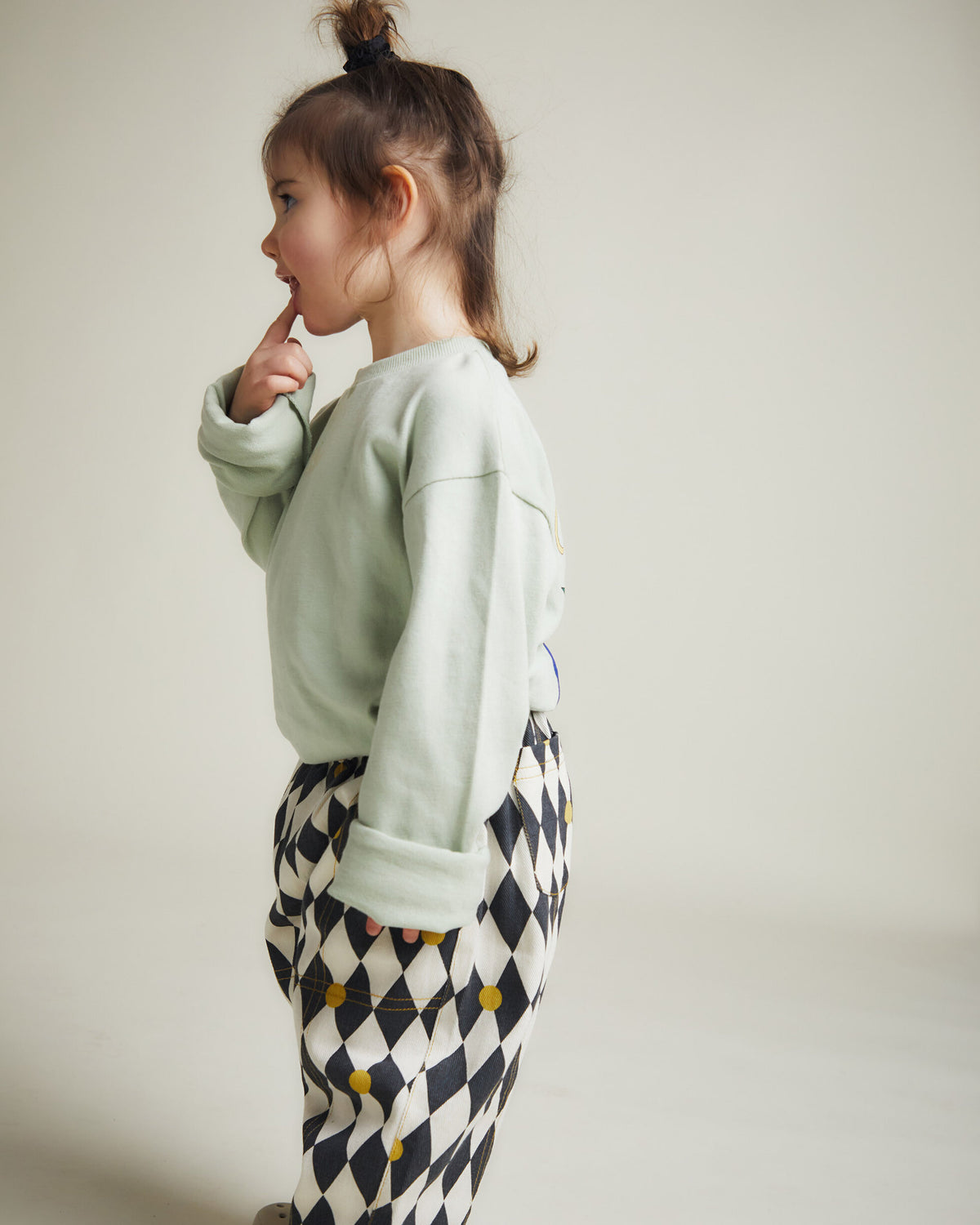 Loyle Seagreen Tee – Oversized longsleeve top – 100% Biologisch Katoen – Claude & Co