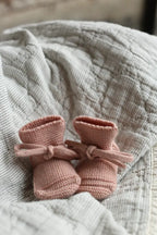 Booties - Baby Slippers - Merino Wool - HVID