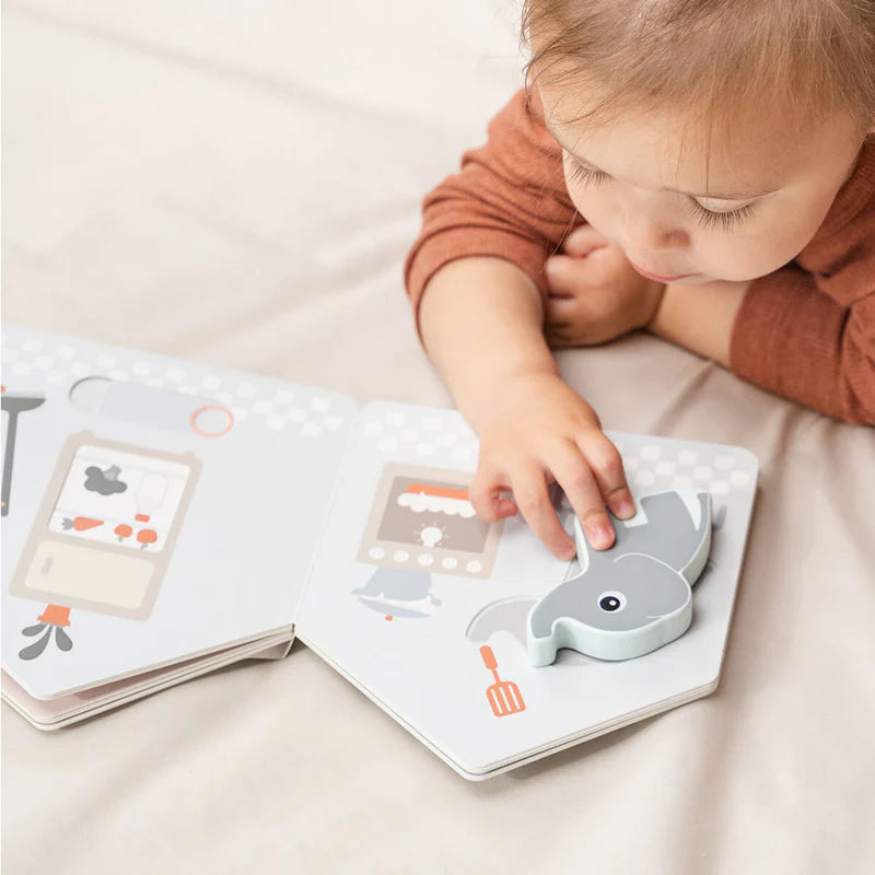Interactive booklet 'Home' - Elphee's home board book - Deer friends - Colour mix - Done by Deer