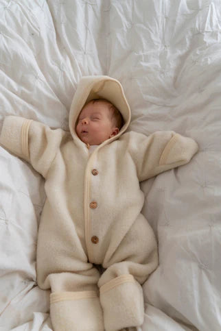 Buitenpak/jumpsuit - Biologische Wol fleece - Engel Natur baby natural