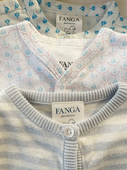 Fio Onesie - Barca - Sleepsuit/Pyjamas - Organic Cotton - Sailboats - Konges Sløjd
