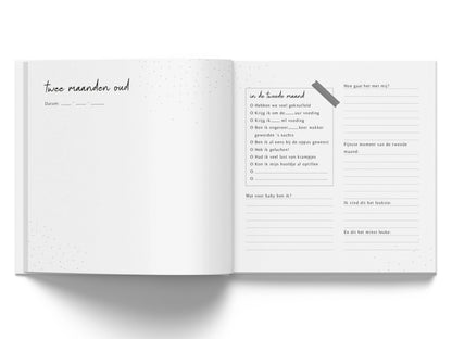 Baby journal - My first year - Linen taupe - Fyllbooks