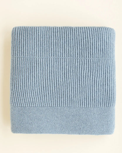 Deken Gaston - 100x140 cm - Ledikant deken - Merino lamswol - HVID