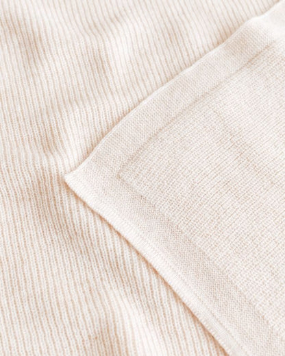 Baby Blanket - Felix Blanket - Merino wool - HVID
