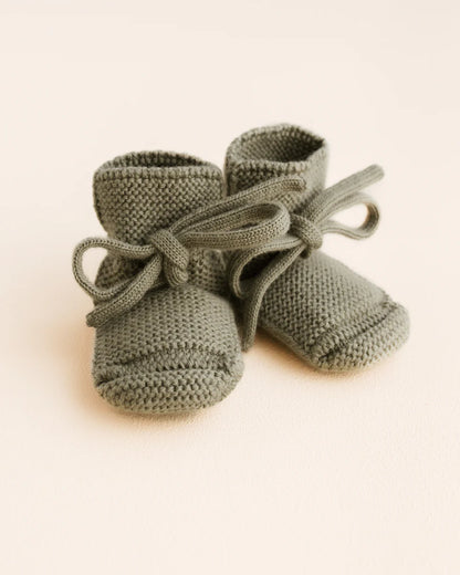 Booties – Babyschuhe – Merinowolle – HVID