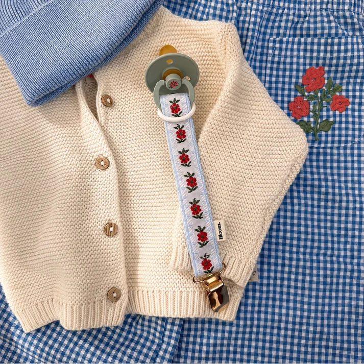 Speenkoord Florence - Handgemaakt - Baby Bloom Clips