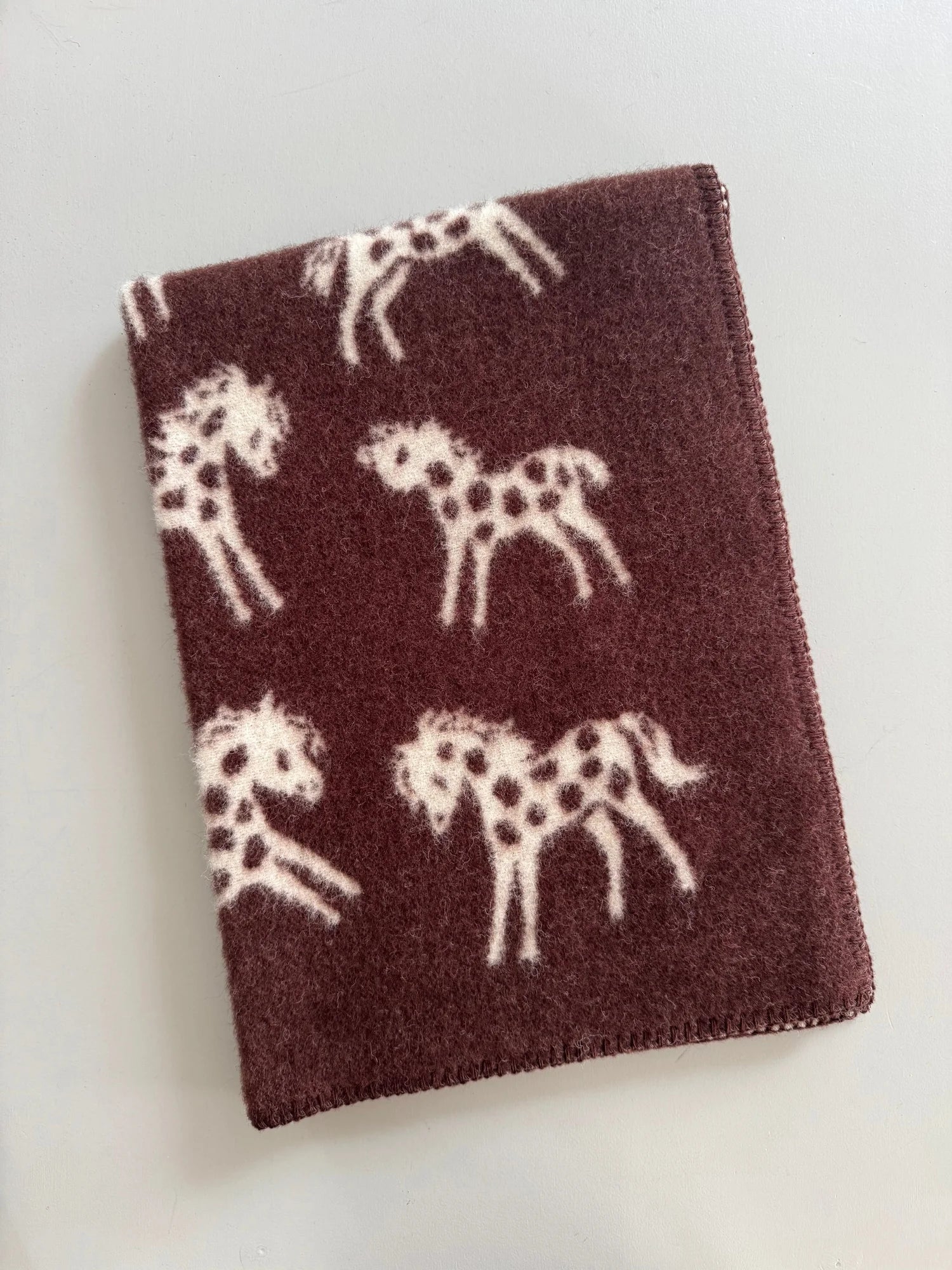 Wiegdeken Pony - 100% eco-wol - 65 x 90 cm - Klippan Yllefabrik