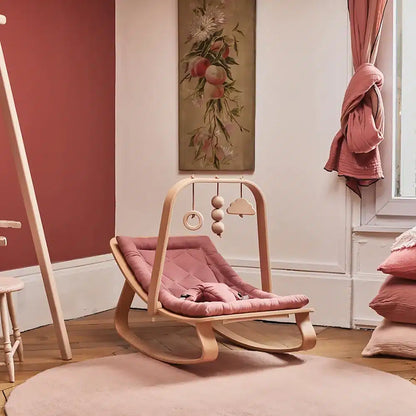 LEVO Baby Rocker - Baby schommelstoeltje - 0-5 jaar - Charlie Crane