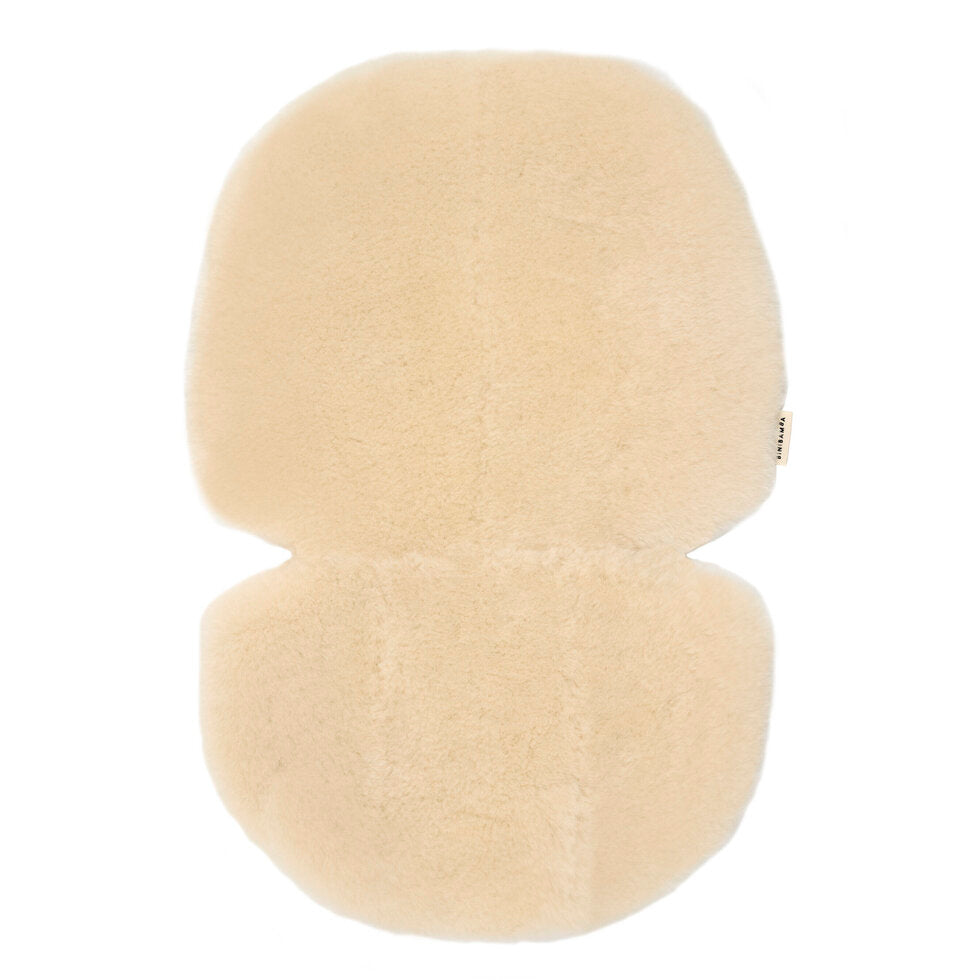 Merino wool pram liner Snuggler® - Milk - BINIBAMBA