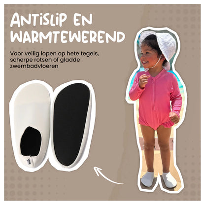 Anti-slip Shoes - Swim Shoes - Beige Ecru - Maesy