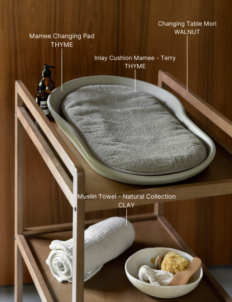 Mamee Inlegkussen - Badstof - Tijm - Quax