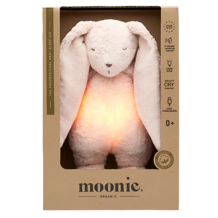 Moonie - The Humming Bunny 2.0 - Polar White - Cuddly toy with sound