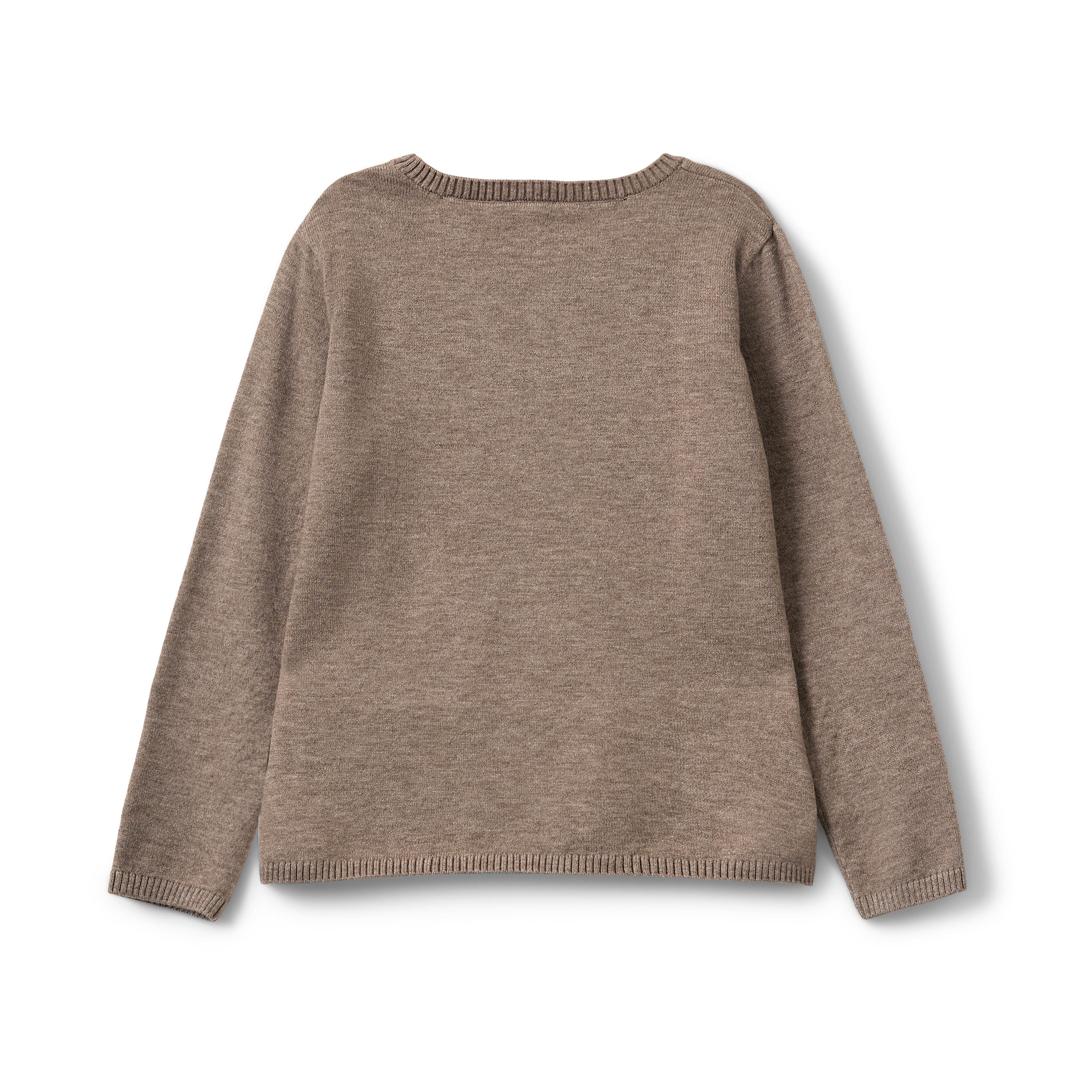 Fijngebreide trui Ursa - Bruin melange - Sofie Schnoor - productfoto - afbeelding 3