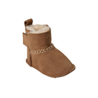 Chaussons bébé ReneeKB - Doublure en daim et laine - Beige et marron foncé - Sofie Schnoor