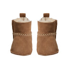 Chaussons bébé ReneeKB - Doublure en daim et laine - Beige et marron foncé - Sofie Schnoor