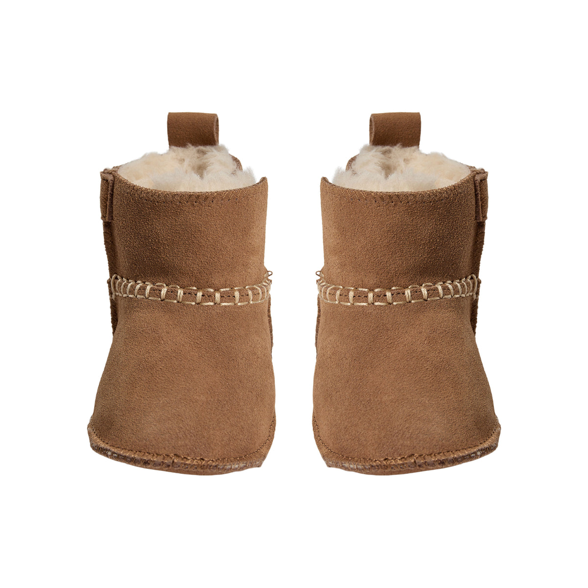 Babyfäustlinge ReneeKB - Wildleder & Wolle gefüttert - Tan & Dark Brown - Sofie Schnoor