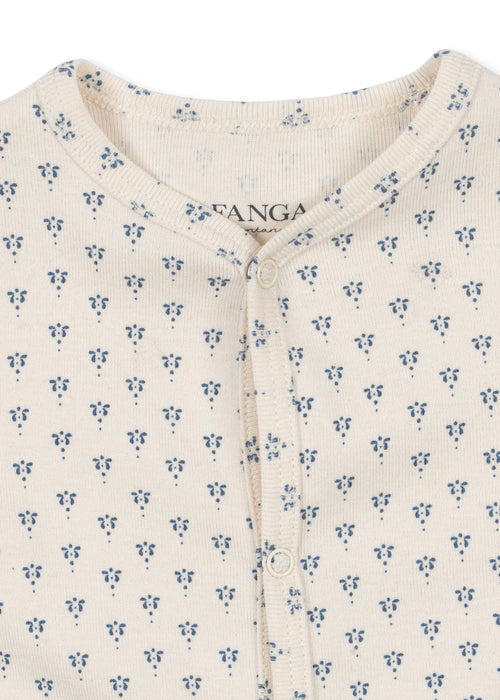 Bello onesie - Boxpakje - Punto Blu - Biologisch katoen en modal - Fanga Fontana - detail