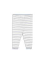 Dungebreid broekje - Venti Knit Leggings - Gray Dawn/Blauw - Biologisch Katoen - GOTS - Konges Sløjd - achterkant